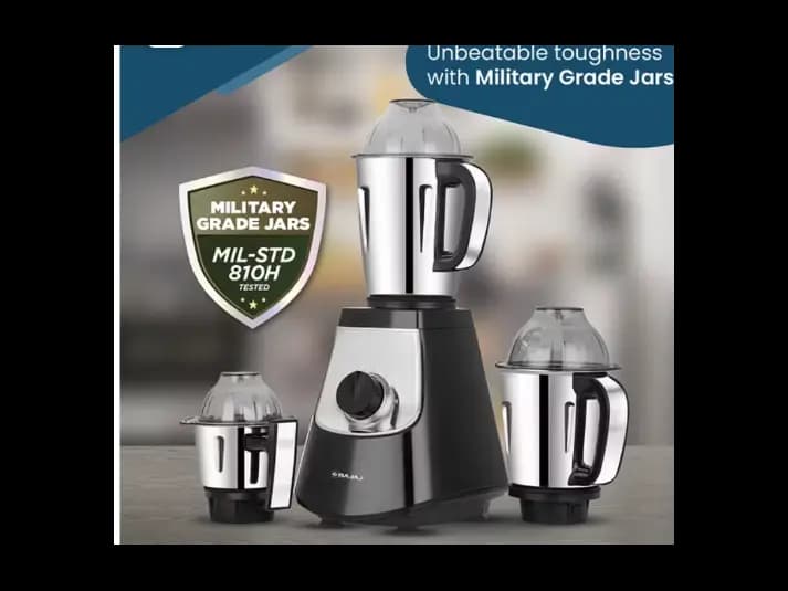 Bajaj Military Series Evoque 4 Jar 1000W Mixer Grinde (3)
