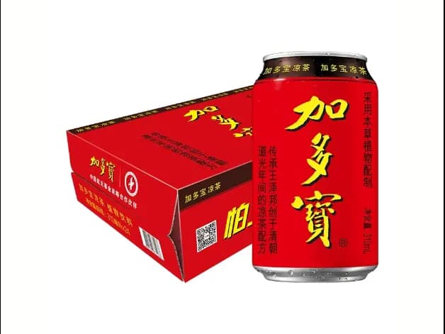 JDB Herbal Tea 310ml × 24 Cans