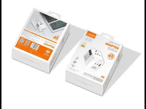 LDNIO Z8 45W Gan Travel Converter Adapter (4)