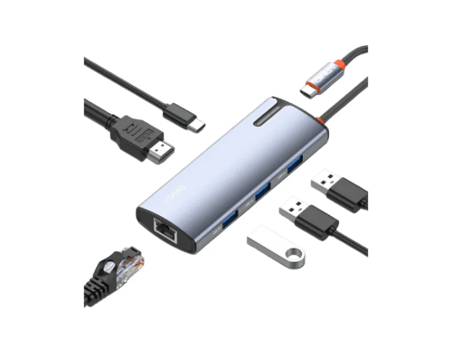LDNIO DS-16H PD100W Type-C Multi-function Docking Station Type-C To PD*1 HDMI*1 USB 3.0*3 RJ45*1 (2)
