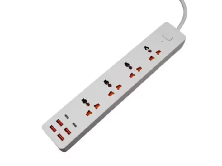 Power Socket premium 4 Outlets Electrical Surge Protector Travel Universal USB Type-C Extension Socket (3)