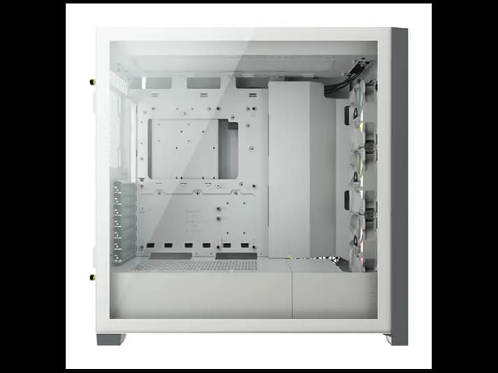 CORSAIR iCUE 5000X RGB Mid – Tower ATX White Case (3)