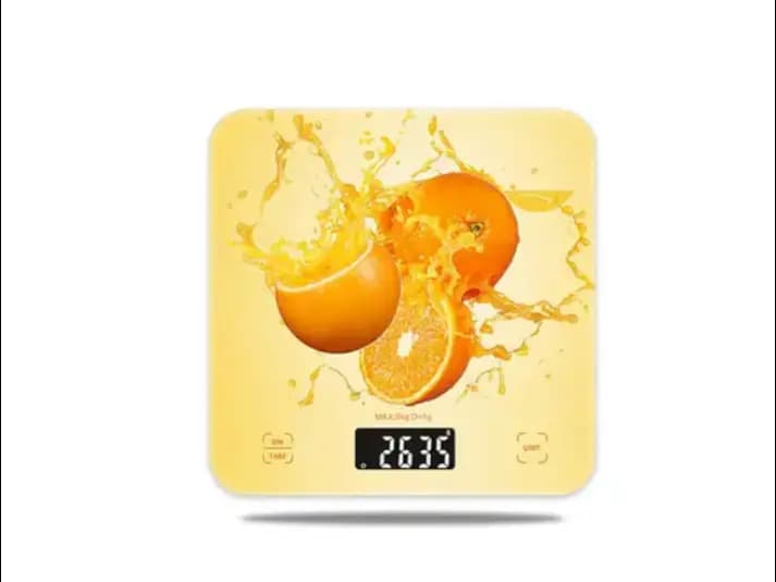Premium Tempered Glass Kitchen Scale with Touch Panel