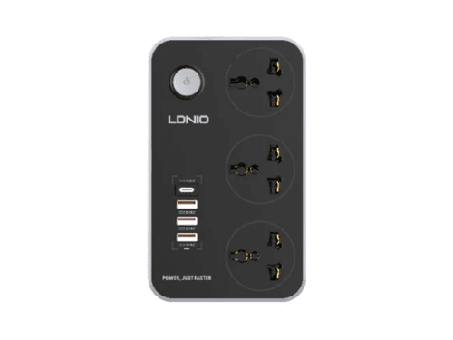 LDNIO SC3412 Universal 3 port + 4 USB POWER SOCKET POWER CORD:2M