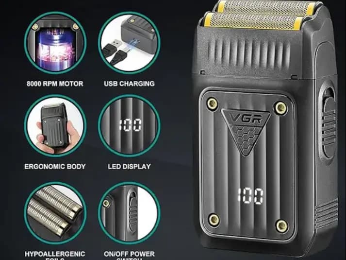 VGR V-964 Professional Premium Hair Trimmer Cord/Cordless For Men (5)