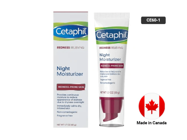 Cetaphil Redness Relieving Night Moisturizer 50g- CANADA