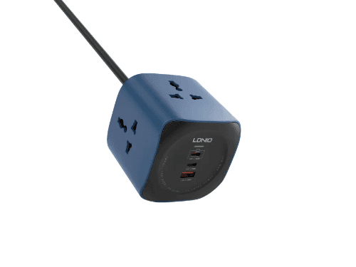 LDNIO SC3319 6 in 1 Power Socket Adapter Desktop Charger