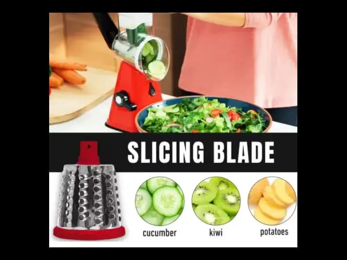 Nutri-Slicer 3-in-1 Spinning Counter-top Food Slicer and Grater (5)