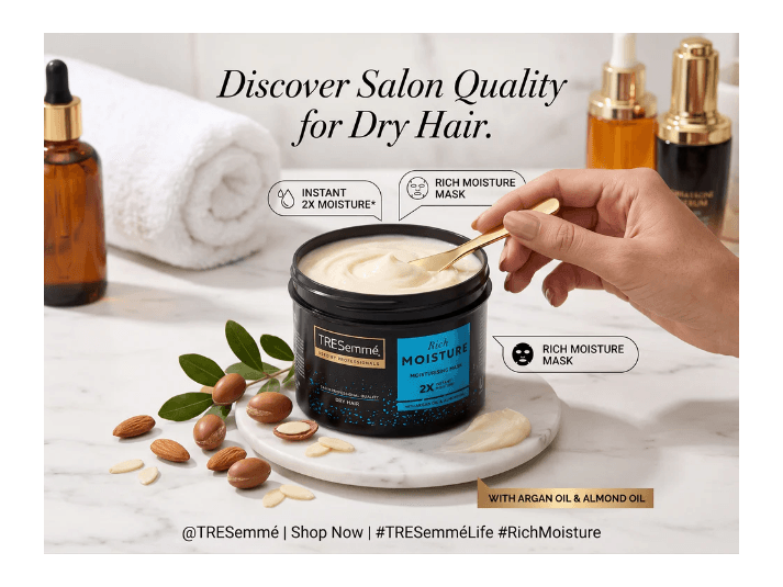 Tresemme Rich Moisture 2X Instant Moisturizing Mask 440ml- SLOVEKIA (2)