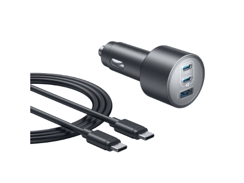 Anker Nano Car Charger (167.5W, 3 Ports) - A2737