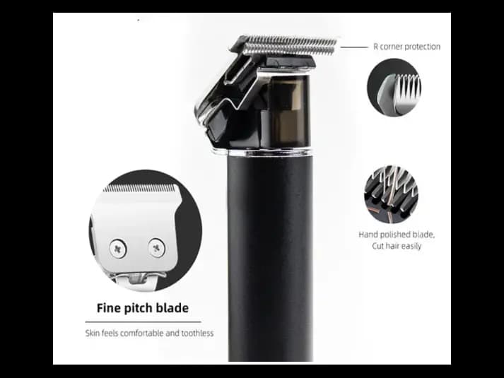 HTC AT-115 Fully Metal Body Professional Mens T- Blade Zero Cutting Hair Trimmer (2)