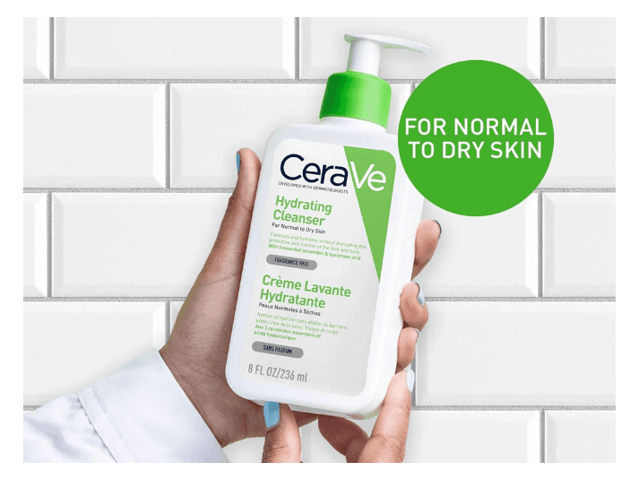 Cerave Hydrating Cleanser for Normal to Dry Skin 236ml- USA (5)