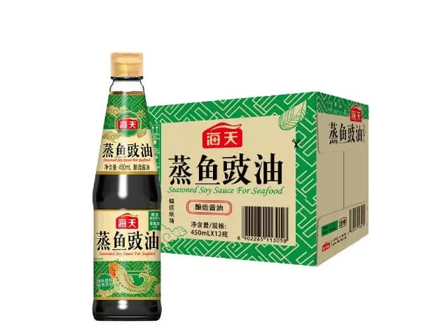 Chinese steamed fish with soy sauce 450ml×12 Bottles