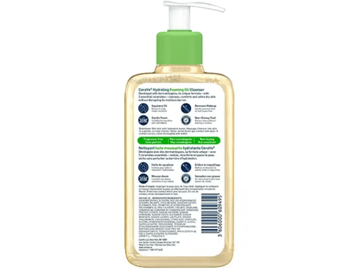 Cerave Hydrating Foaming Oil Cleanser 473ml- USA (4)