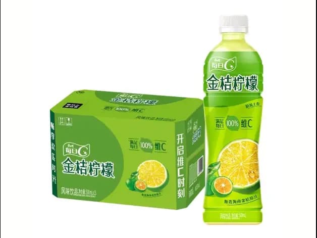 Master Kong Kumquat Lemon Drink 500ml × 15 Bottles