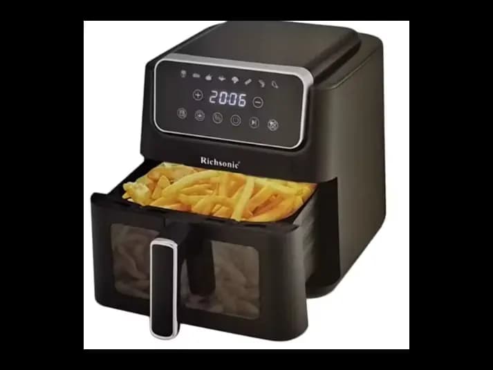 RICHSONIC Digital Touch Air Fryer with visible display 6L (RSAF-57)