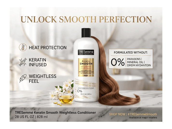 Tresemme Lot Keratin Smooth Weightless Conditioner 828mll- SLOVEKIA (4)