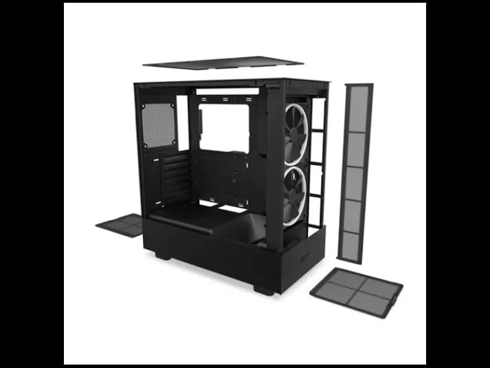 NZXT H5 Elite Edition RGB ATX Mid Tower Black Case (3)