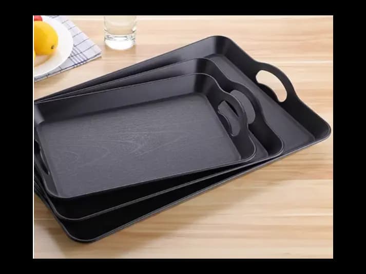 Anti Slip Double Handle Serving Tray 14,16 & 18 Inch (2)