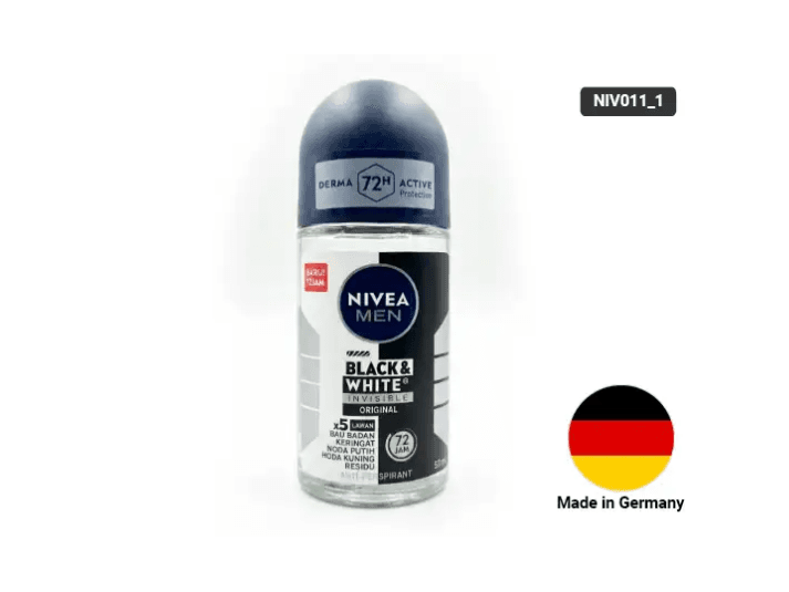 Nivea Men Black and White Invisible Anti-Perspirant 50ml- GERMANY