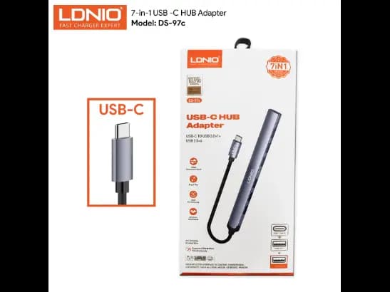 LDNIO USB-C HUB 7-in-1 Adapter DS-97C