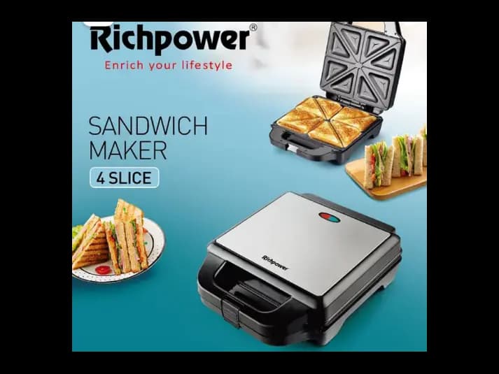Richpower 4 Slice Sandwich Toaster (3)