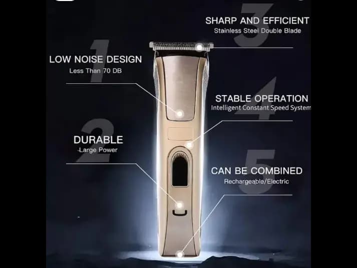 HTC High Quality Professional Rechargeable Hair Trimmer AT-128 with warranty (4)