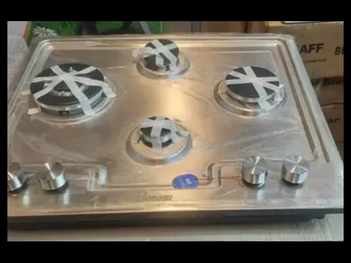 4 Burner Stainless Steel Gas Cooker (European Standards) 1 Year warranty (2)