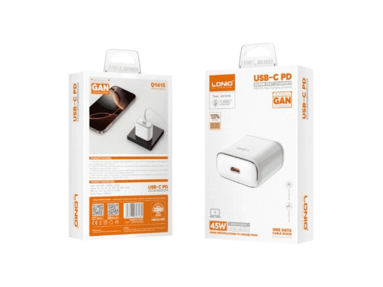 Ldnio Q1415 45w Charger With Type-C to Type-C UK Pin (3)