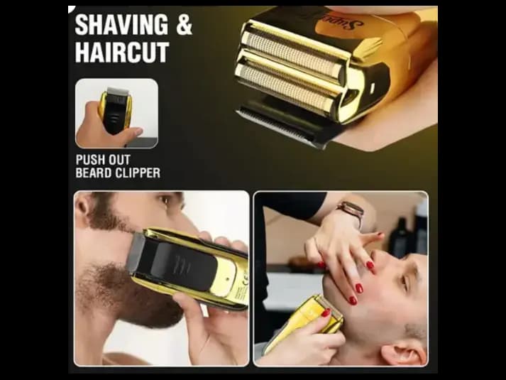 Premium VGR V-332 Professional saloon Series Shaver For Men Gold (5)