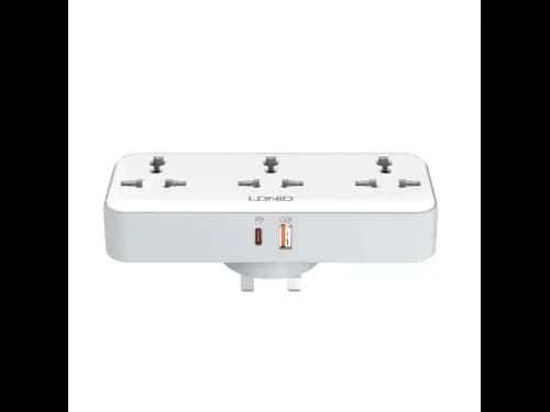 LDNIO SC3317 2500W Universal Outlet  Rotatable Plug Power Socket (3)