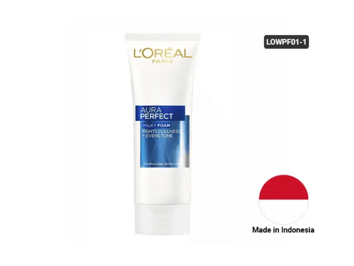 Loreal Aura Perfect Milky Foam Face Wash 100ml- INDONESIA