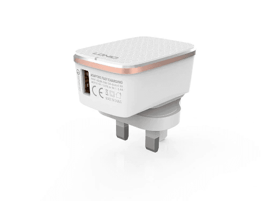 LDNIO 18W QC3.0 Home Charge Adapter 1 x USB Travel Adapter with USB to Type-C 1m Cable – A1204Q
