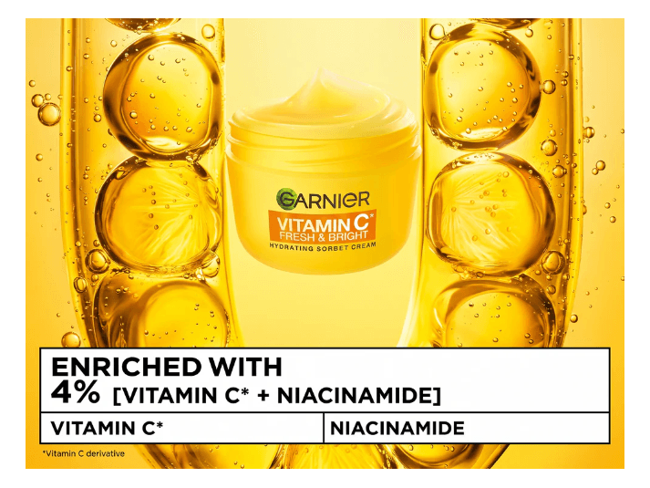 Garnier Vitamin C Fresh & Bright Sorbet Cream 85ml (5)