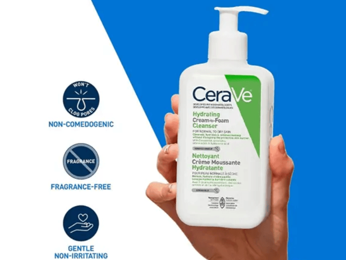 Cerave Hydrating Cream to Foam Cleanser 237ml- USA (2)