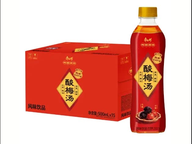 Master Kong Sour Plum Drink 500ml × 15 Bottles
