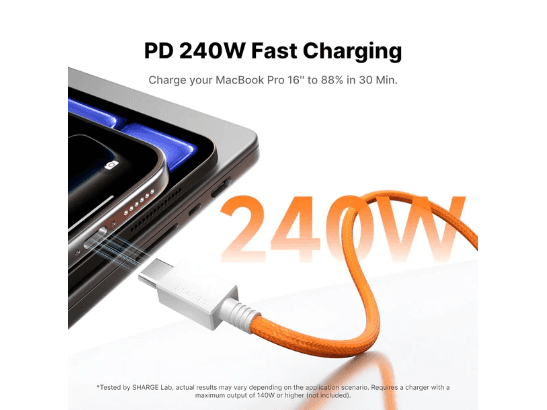 Sharge MagLoop 240W Magnetic USB-C Cable (L7) (4)
