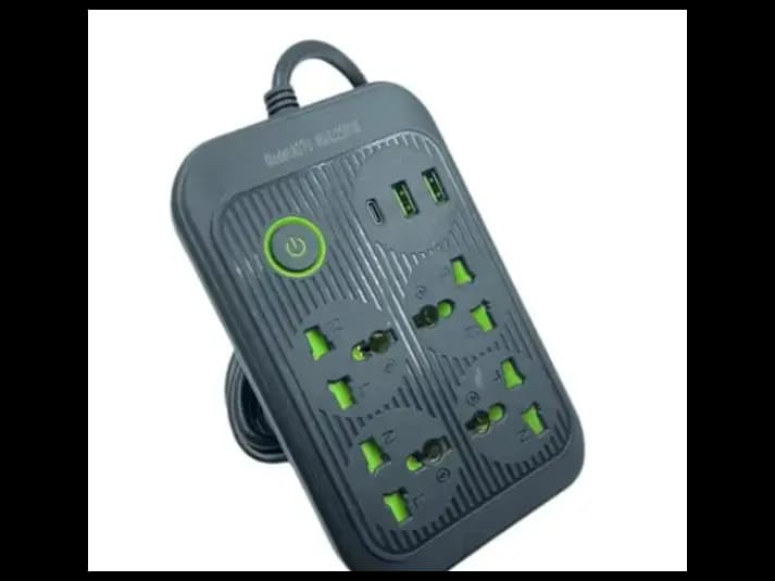 Power Socket Premium Extension Socket with Universal Plug & USB, Type C Ports 2500watts