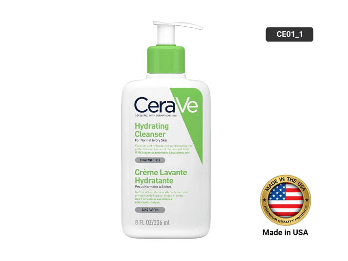 Cerave Hydrating Cleanser for Normal to Dry Skin 236ml- USA