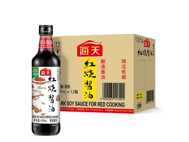 Dark soy sauce for red cooking 500ml×12 Bottles