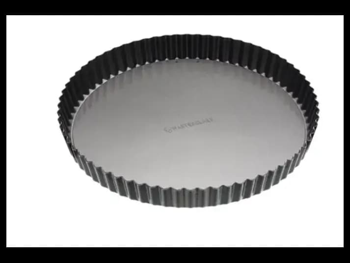 Carbon Steel Non-Stick Pie Pan – Fixed Base (24,28 & 32 CM)