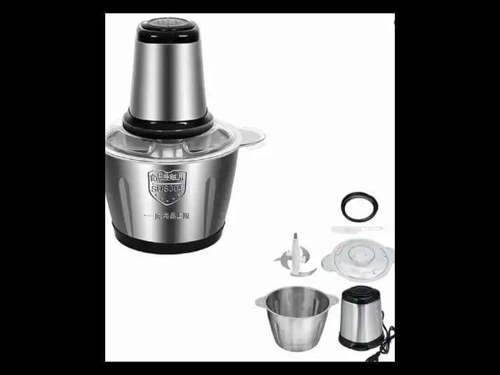 Electric Food Chopper (Silver) 2 Liter