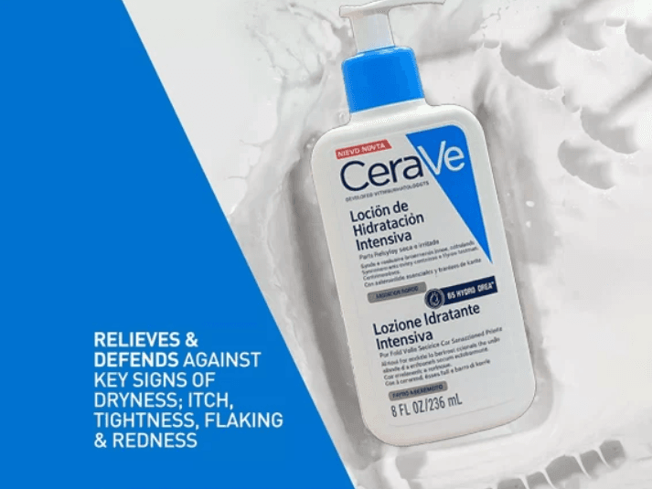 Cerave Intensive Moisturizing Body Lotion for Dry to Very Dry Skin Itch Relief 237ml (2)