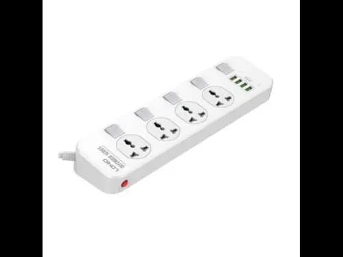 LDNIO SC4408 4 UK SOCKET Outlest+PD20W USB Output  POWER CORD:2M