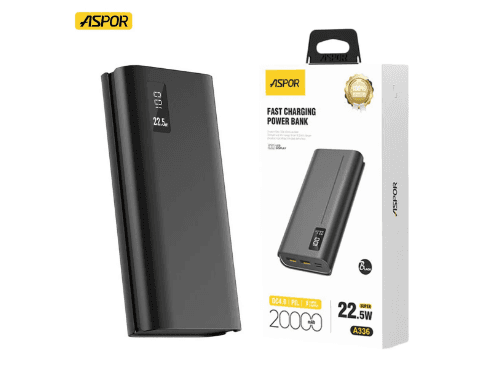 Aspor A336 Fast Charging Power Bank 22.5W 20000mAh (2)