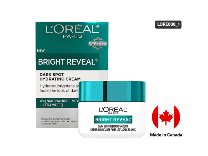 Loreal Bright Reveal Dark Spot Hydrating Cream 50ml- CANADA