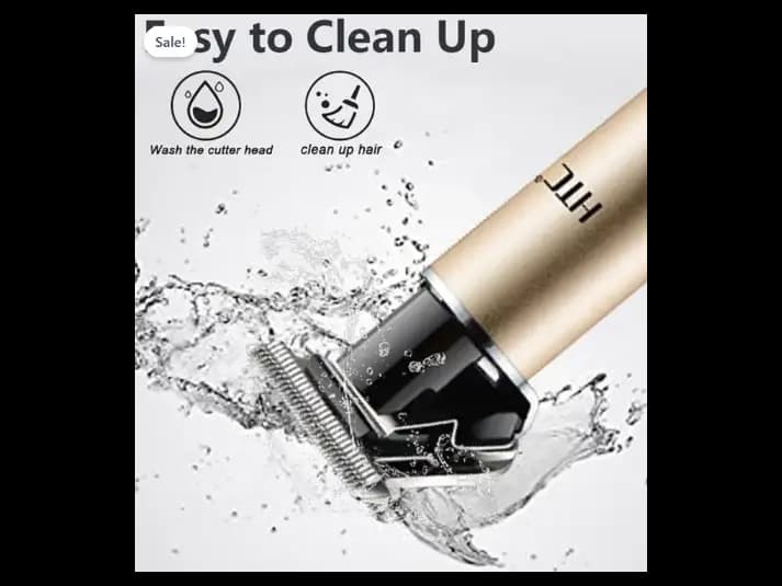 HTC Rechargeable Beard Trimmer AT-172 (Gold) (5)