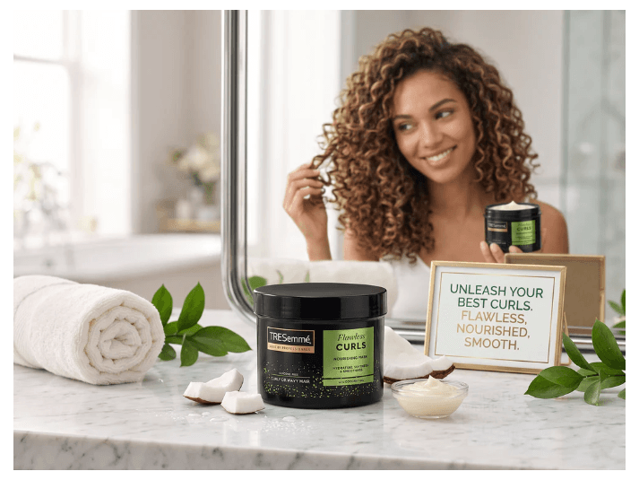 Tresemme Flawless Curls Nourishing Mask 440ml- SLOVAKIA (4)