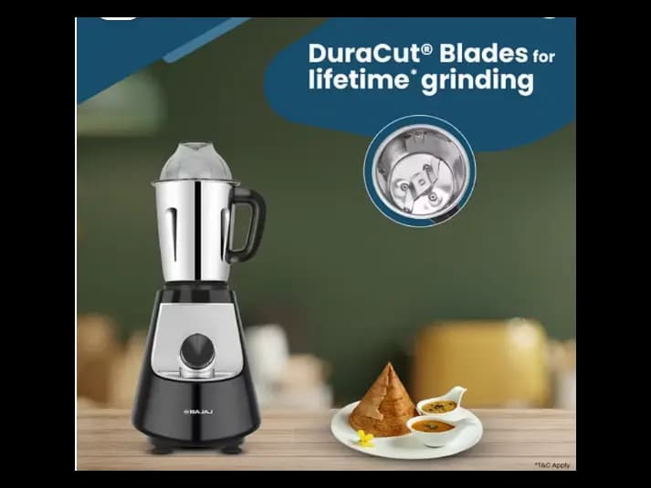 Bajaj Military Series Evoque 4 Jar 1000W Mixer Grinde (4)
