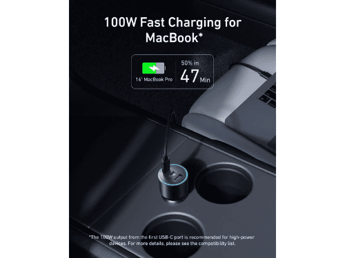 Anker Nano Car Charger (167.5W, 3 Ports) - A2737 (3)